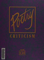Cover of: Poetry criticism: excerpts from criticism of the works of the most significant and widely studied poets of world literature