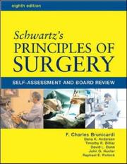 Schwartz's principles of surgery by Schwartz, Seymour I., F. Charles Brunicardi, Anderson, Timothy R. Billiar, David L. Dunn, John G. Hunter, Raphael E. Pollock