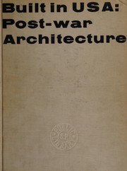 Cover of: Built in USA: post-war architecture
