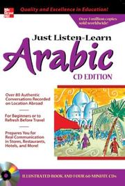 Cover of: Just Listen 'n' Learn Arabic, 2E Package (Book + 3CDs) (Just Listen n' Learn)