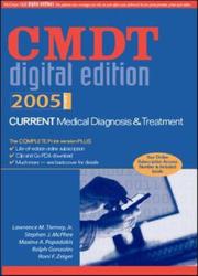 Cover of: CURRENT Medical Diagnosis & Treatment Digital Edition 2005