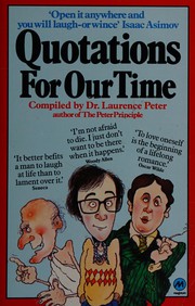 Cover of: Quotations for our time