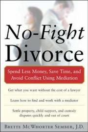 Cover of: No-Fight Divorce