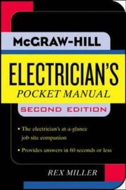 Cover of: Electrician's Pocket Manual (Pocket References (McGraw-Hill))