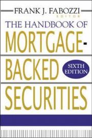Cover of: The handbook of mortgage-backed securities by [edited] by Frank J. Fabozzi.