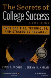 Cover of: Secrets of College Success by Lynn F. Jacobs, Jeremy S. Hyman