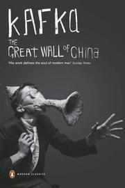 The great wall of China by Franz Kafka