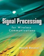 Cover of: Signal Processing for Wireless Communications by Joseph Bocuzzi