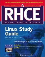Cover of: RHCE Red Hat Certified Engineer Linux Study Guide