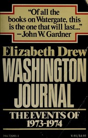 Washington journal by Elizabeth A. Drew