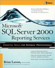 Cover of: Microsoft SQL Server 2000 reporting services