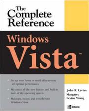 Cover of: Windows Vista: The Complete Reference (Complete Reference Series)