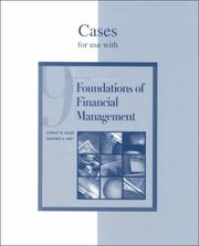 Cover of: Cases for use with Foundations of Financial Management