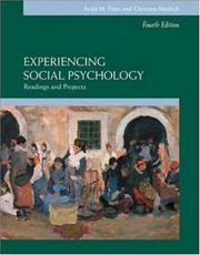 Experiencing social psychology : readings and projects