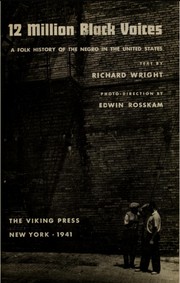 Cover of: 12 million black voices by Richard Wright