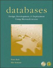 Cover of: Databases:  Design, Development and Deployment with Student CD (Pkg)