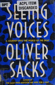 Cover of: Seeing voices: a journey into the world of the deaf
