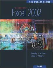 Cover of: The O'Leary Series: Excel 2002- Brief