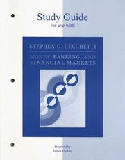 Cover of: Study Guide to accompany Money, Banking, and Financial Markets