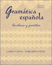 Cover of: Gramatica espanola: Analisis y practica