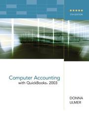 Cover of: Computer accounting with QuickBooks 2003