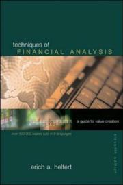 Cover of: Techniques of Financial Analysis with Financial Genome Passcode Card