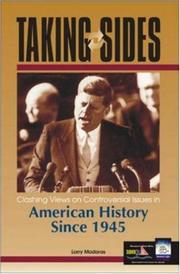 Cover of: Taking Sides: Clashing Views on Controversial Issues in American History Since 1945