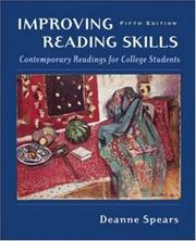 Cover of: Improving Reading Skills: Contemporary Readings for College Students