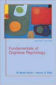 Cover of: Fundamentals of cognitive psychology by R. Reed Hunt