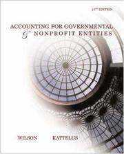 Cover of: Accounting for Governmental and Nonprofit Entities w/ City of Smithville