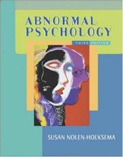 Cover of: Abnormal Psychology w/ MindMap CD and PowerWeb