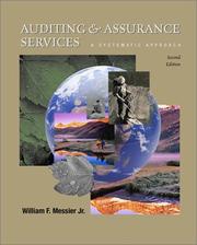 Auditing & assurance services by William F. Messier
