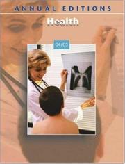 Cover of: Annual Editions: Health 04/05