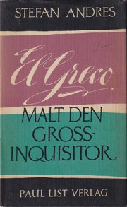 Cover of: El Greco malt den Grossinquisitor