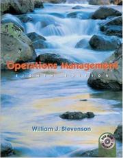 Cover of: Operations Management with Student DVD and Power Web by William J. Stevenson