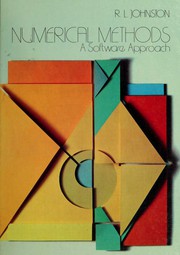 Cover of: Numerical methods: a software approach