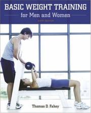 Cover of: Basic weight training for men and women