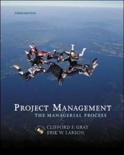 Cover of: Project Management with Student CD and MS Project CD (McGraw-Hill/Irwin Series Operations and Decision Sciences)