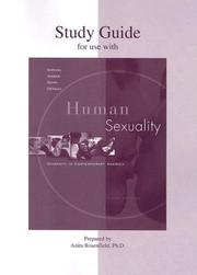 Cover of: Student Study Guide t/acc Strong, Hum Sex 6e