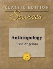 Cover of: Classic Edition Sources: Anthropology (Classic Edition Sources)