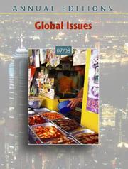 Cover of: Annual Editions: Global Issues 07/08 (Annual Editions : Global Issues)