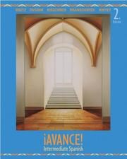 Cover of: ¡Avance!  Intermediate Spanish Student Edition