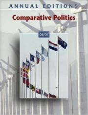 Cover of: Annual Editions: Comparative Politics 06/07 (Annual Editions : Comparative Politics)