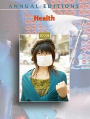 Cover of: Annual Editions: Health 07/08 (Annual Editions : Health)