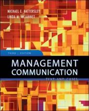 Management communication : principles and practice