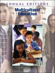 Cover of: Annual Editions: Multicultural Education 06/07 (Annual Editions : Multicultural Education) by Fred Schultz