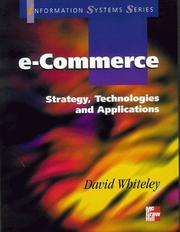 Cover of: Electronic Commerce (Information Systems Series) by David Whiteley