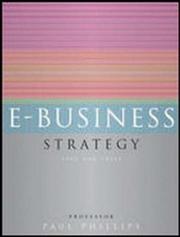 Cover of: E-Business Strategy by Paul Phillips