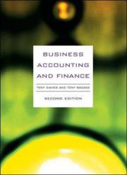 Business accounting and finance