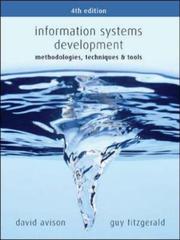 Information systems development : methodologies, techniques & tools